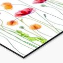 Køkken backsplash Disher - Colourful Poppies