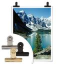 Póster de un idílico lago de montaña