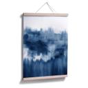 Póster Nouveauprints - Acuarela Pinceladas (azul)