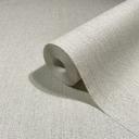 Papel pintado no tejido en gris Liso ligeramente texturado Moderno 