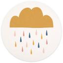 Tapet cirkel Munter regn i pastelfarver - Lisboa - vliesetapet/selvklæbende non-woven tapet