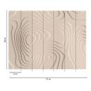 Livingwalls 3D Tapete Metropolitan Stories THE WALL Vliestapete geometrisch beige