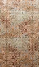 Fototapet i vintagestil Beige, Rød,Ornamental 2.70 x 1.59 m