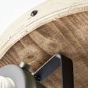 Spotrondell Dilara, braun, 17,5 x 28 cm, Holz Strahler