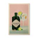 Cuadro de madera Cóctel Gin Tonic - Lizde
