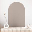 Wall Sticker Rund bue bred - Taupe