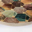 Cuadro de madera Fredriksson - Oro y cobre - Redondo