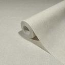 Non-woven tapet i moderne struktureret hvid ensfarvet