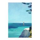 Póster de tela La felicidad del verano junto al mar azul turquesa - Rivers