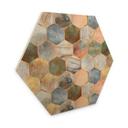Hexagone - Bois Fredriksson - Marbre et nacre