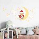 Wall Sticker  Sandmand med måne og stjerner - 50x70 cm