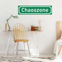 Muursticker Chaoszone
