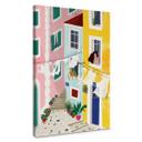 Lienzo ilustración Casas de verano - Tomljanovic