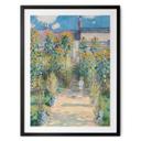 Póster Monet - El jardín de Monet en Vétheuil
