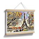 Póster Zamart - Kandinsky y la Torre Eiffel de París