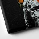 Lienzo astronauta con arreglo floral - Nicebleed