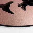 Alu-Dibond Rund Kobbereffekt - Ireland - Hummingbird – print på aluminium (Alu-Dibond)
