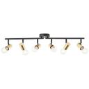 Spotrohr Karl, gold, 14,5 x 76,5 cm, Metall Lampe