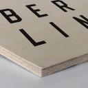 Hexagon hout - Typografie Berlin