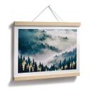 Póster Niebla misteriosa en el bosque - SpaceFrog Designs