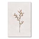 Billede Blomster illustration - Forget-me-not - Goed Blauw – print på aluminium (Alu-Dibond)