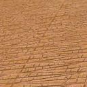 Hygge metallic tapet i orange og kobber non-woven tapet med etno struktur effekt 