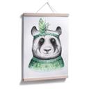 Póster Kvilis - Panda hippie