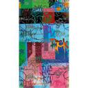 Graffiti tapet farverigt - non-woven tapet street art design - ungdomsværelse tapet