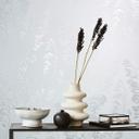 Blomstertapet, non-woven Novamur Jackie hvid, perle