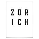 Póster - Tipografía Zúrich
