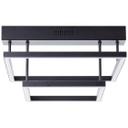 Deckenleuchte Mats, schwarz, 19 x 32 cm, Deckenlampe, dimmbar