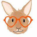 Fotomural de conejos con gafas - Melin
