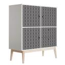 Vinilo adhesivo muebles, vinilo decorativo - lavable - motivo de punto negro