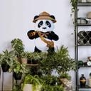 Sticker mural - Panda en safari