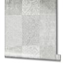 grafisk tapet, non-woven tapet Novamur Yvi greige
