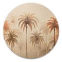 Cuadro de madera Paisaje tropical con palmeras - Haase - Redondo