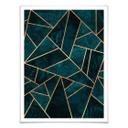 Frederiksson Plakat - Blue Green Gemstomes
