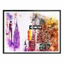 Póster Hugonnard - Acuarela: El Empire State Building