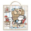 Holzbild sheepworld Home Sheep Home Music