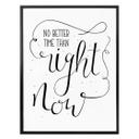 Póster Right now - blanco