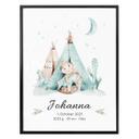 Poster Kvilis - Indien + Texte à personnaliser