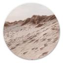 Tableau sur alu-Dibond rond 1X Studio - plage de sable