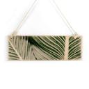 Houten Bordje Palmbladeren