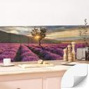 Salpicadero de cocina autoadhesivo Flor de lavanda en Provenza