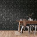 Papel pintado oro negro aspecto hormigón vintage papel pintado no tejido aspecto hormigón yeso salón