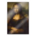 Akrylbillede Pixelart - da Vinci - Mona Lisa
