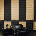 Versace Tapetbanner Græsk, sort