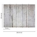 Gråt og sort non-woven tapet Designwalls ConcreteWall Modern 