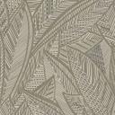 Jungle tapet med bladmønster beige brun - eksotisk Ikke-vævet tapet moderne & elegant