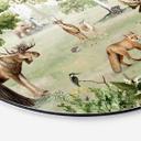Tableau sur alu-Dibond rond Kikki Belle - Merveille de la forêt